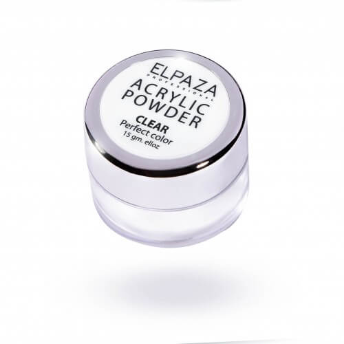 Elpaza (Эльпаза) Акриловая пудра для ногтей прозрачная (clear), 15 г