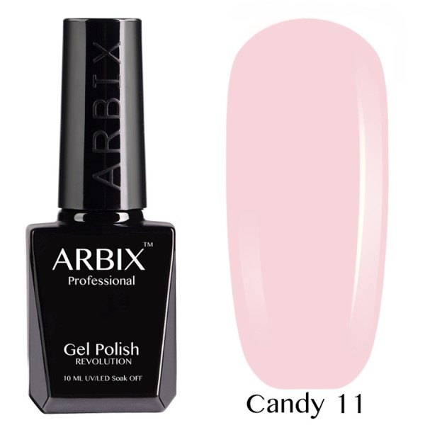 Гель-лак Arbix (Арбикс) Candy нежная глазурь № 011, 10 мл