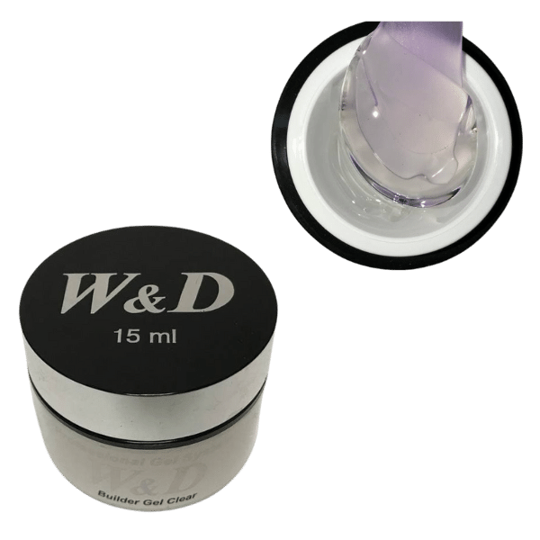 Моделирующий гель W&D Builder Gel Clear (сырьё Keystone), 15 мл