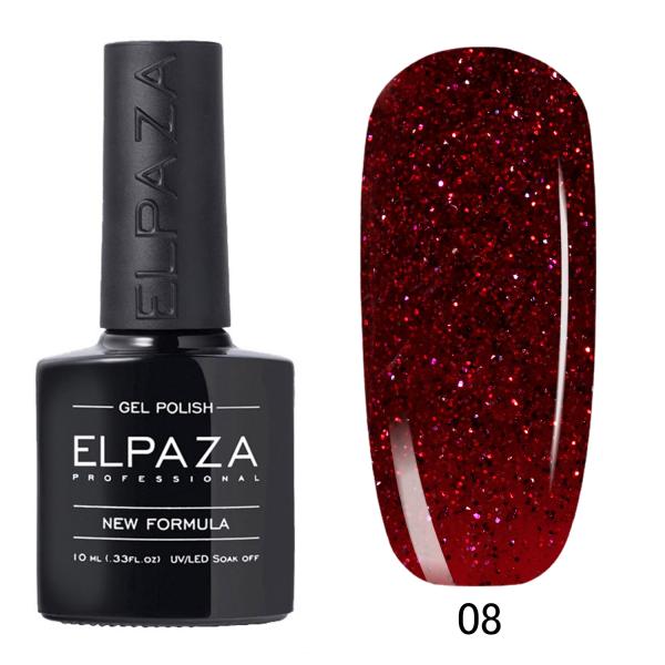 Гель-лак Elpaza (Эльпаза) Sparkle № 008, 10 мл