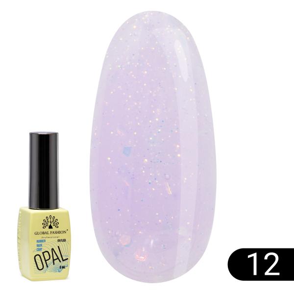 Каучуковая база Global Fashion (Глобал Фэшн) Opal 12, 8 мл