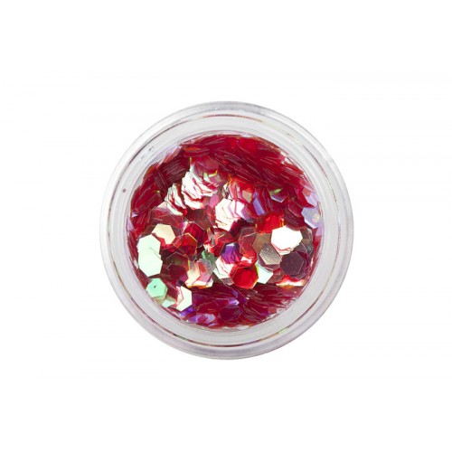 Камифубуки шестиугольники крупные, Красные