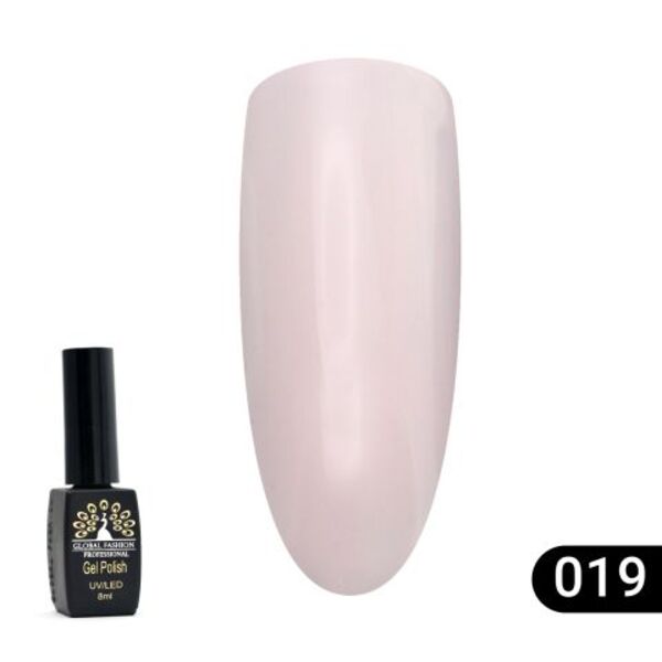 Гель-лак Global Fashion (Глобал Фэшн) Summer Light 019, 8 мл