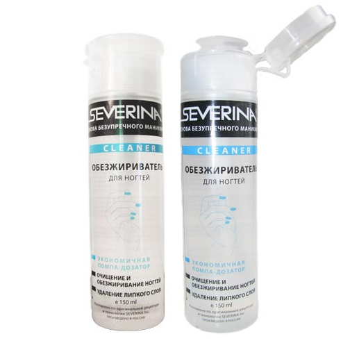 Severina (Северина) Cleaner обезжириватель для ногтей Помпа, 140 мл