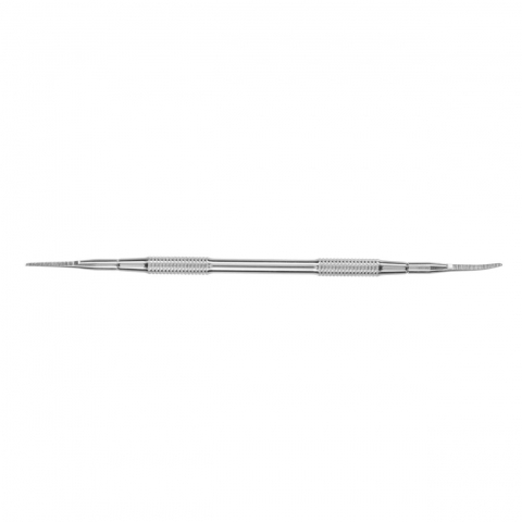 Staleks (Сталекс) лопатка педикюрная (пилка прямая+пилка с загнутым концом) ЛВ-03ст, P7-30-03 (PE-60/3)