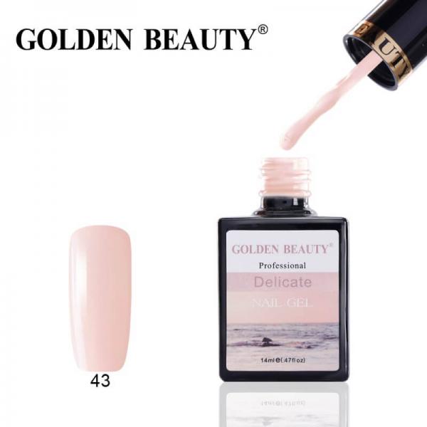 Гель-лак Golden Beauty (Голден Бьюти) 43 Delicate, 14 мл