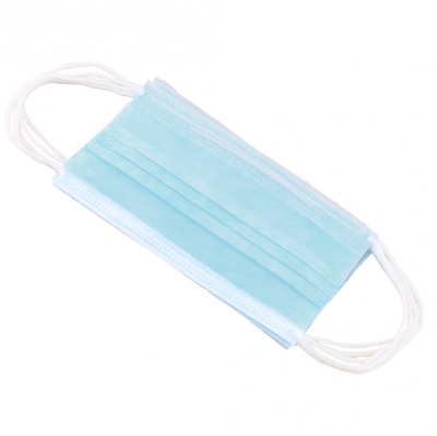 ИГРОbeauty Маска трехслойная, одноразовая, цвет - голубой, 50шт.