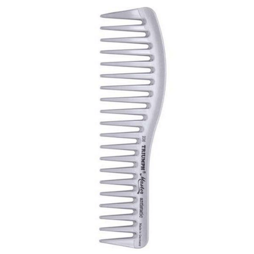 TRIUMPH Расческа гребень волнистый антистат, серая, 18 см, 236/95