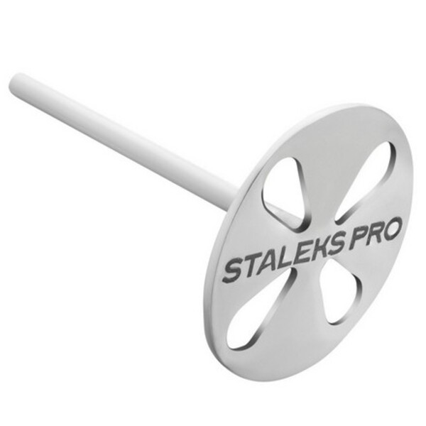 Staleks (Сталекс) Диск педикюрный удлиненный PODODISC STALEKS PRO L в комплекте с сменным файлом 180 грит 5 шт (25 мм)