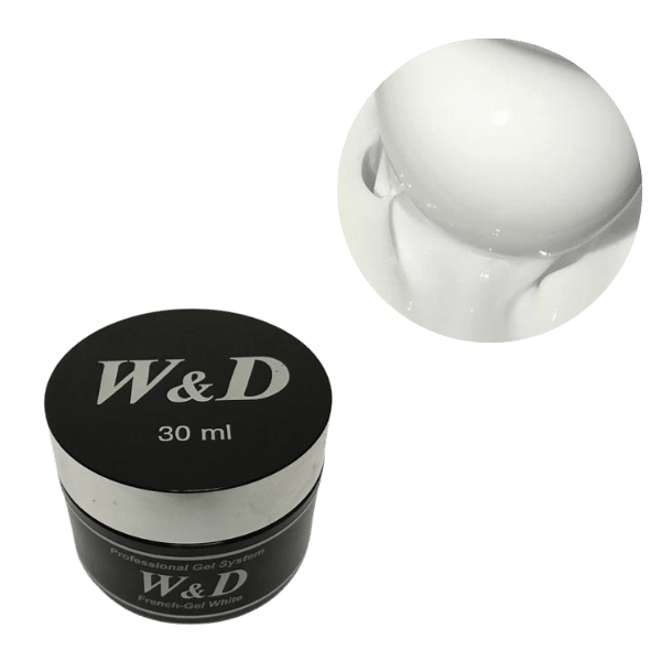 Моделирующий гель W&D French-Gel White Extreme (сырьё Keystone), 30 мл