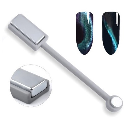 Магнит для гель-лаков Кошачий глаз двойной, с эффектом луны