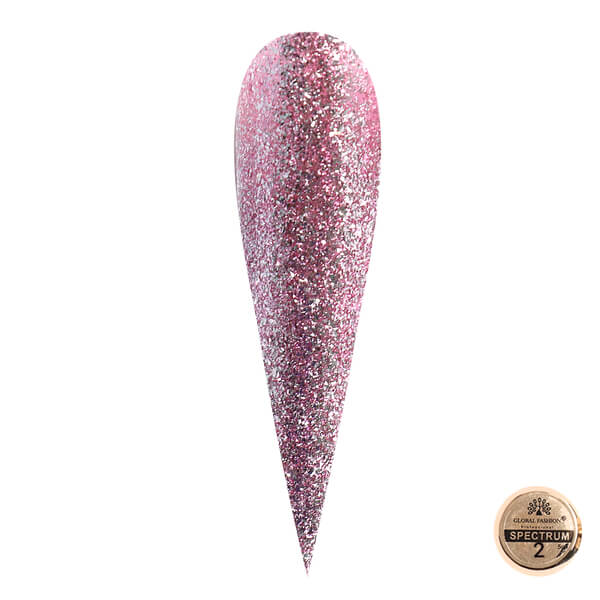 Global Fashion (Глобал Фэшн) гель-краска металлическая Spectrum 02, 5 мл