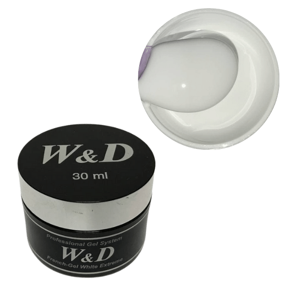 Моделирующий гель W&D French-Gel White (сырьё Keystone), 30 мл