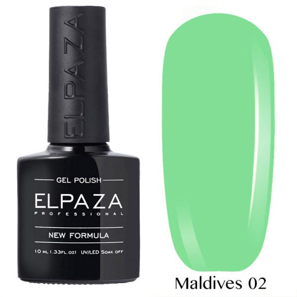 Гель-лак Elpaza (Эльпаза) Maldives (неоновый) 002, 10 мл