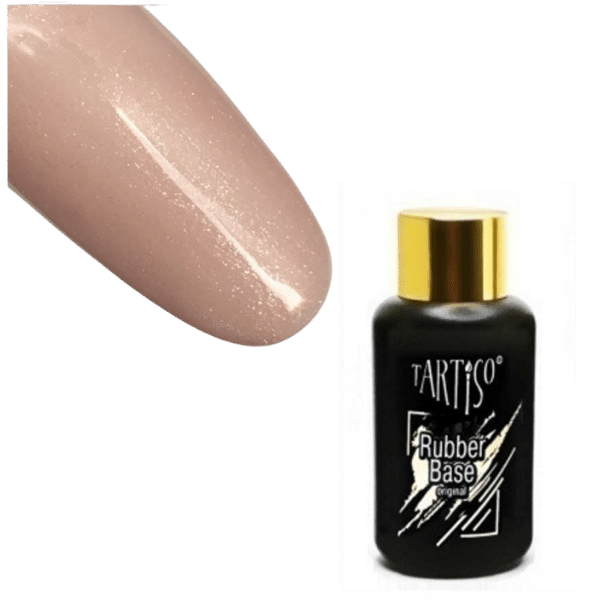 Каучуковая база Tartiso (Тартисо) SHIMMER PINK RUBBER BASE, 50 мл