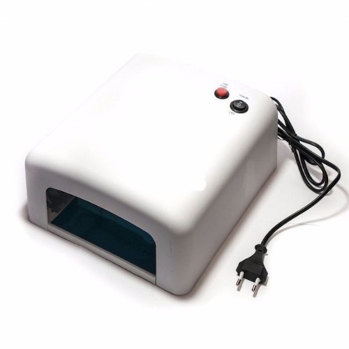 JD 818 УФ лампа для сушки ногтей белая 36 W