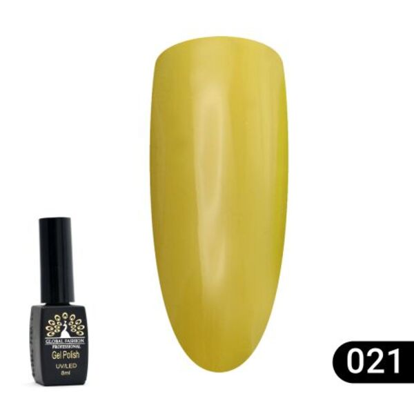 Гель-лак Global Fashion (Глобал Фэшн) Summer Light 021, 8 мл