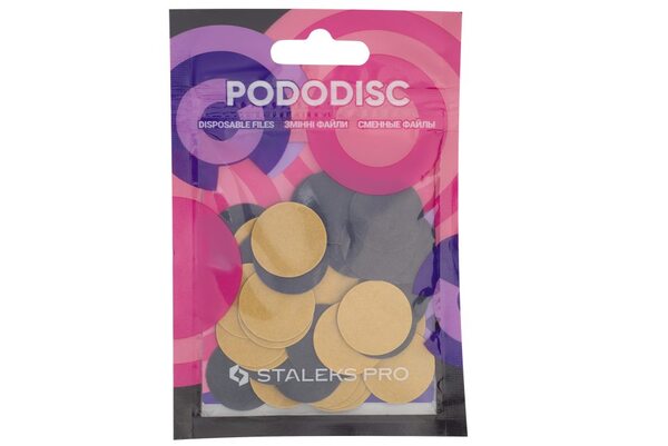 Staleks (Сталекс) Сменные файлы для педикюрного диска PODODISC STALEKS PRO M 320 грит (50 шт)
