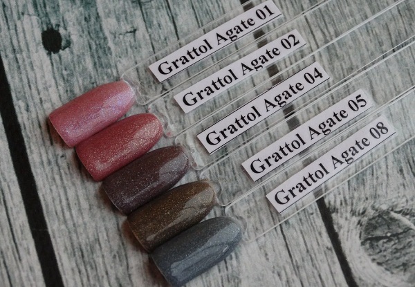 Гель-лак Grattol (Граттол) Agate 008, 9 мл
