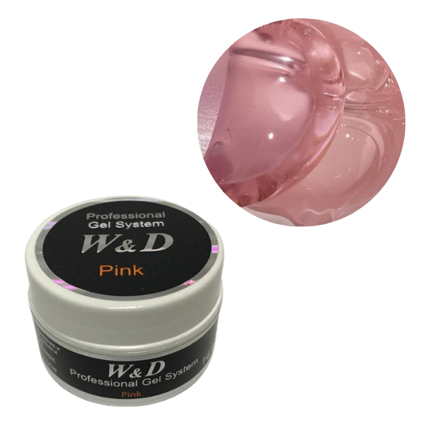 Гель для наращивания W&D Pink (сырьё Keystone), 14 мл