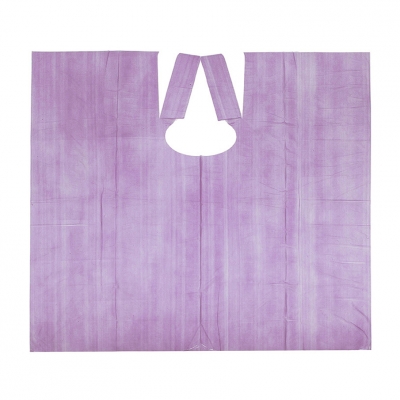 ИГРОbeauty Пеньюар 110*160cм, ПВД, 20мкр, Малиновый, 50шт