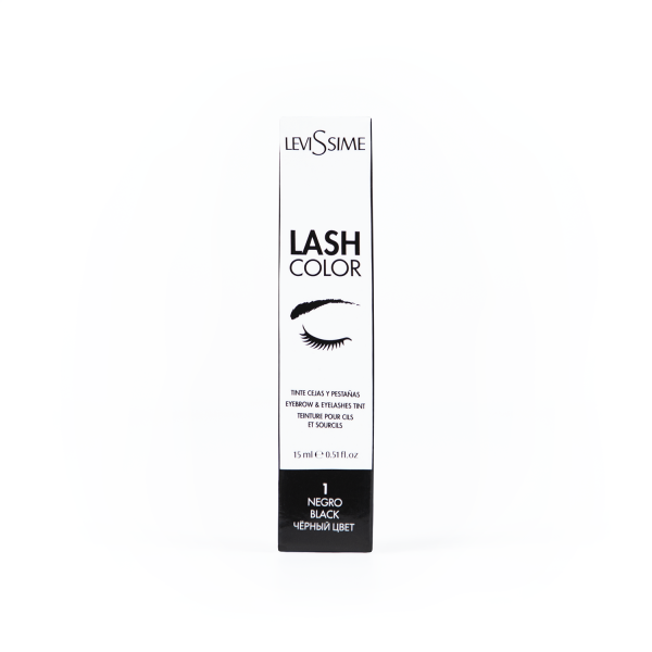 Краска для бровей и ресниц Levissime, черная, 15 мл