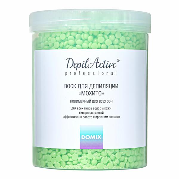 Domix (Домикс) DepilActive Воск для депиляции Мохито полимерный в гранулах, 730 гр