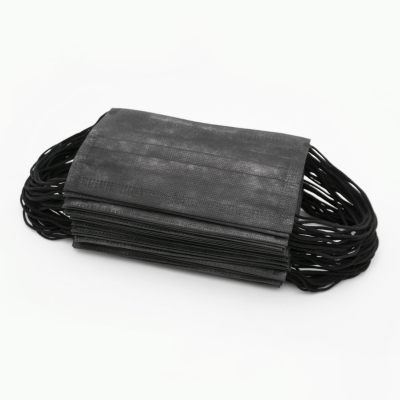 ИГРОbeauty Маска трехслойная, одноразовая, цвет - графит, 50шт.