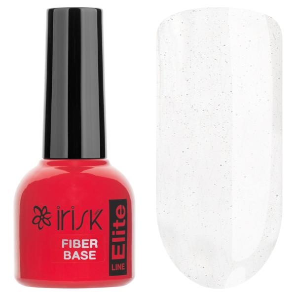 Каучуковая база irisk (Ириск) Elite Fiber Base для гель-лака армирующая 01, 10мл