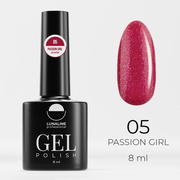Гель-лак LunaLine (Луналайн) Passion girl 05, 8 мл