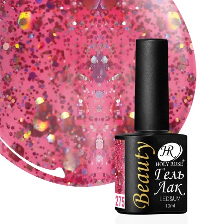 Гель-лак Holy Rose (Холи Роуз) Beauty № 275, 10 мл.