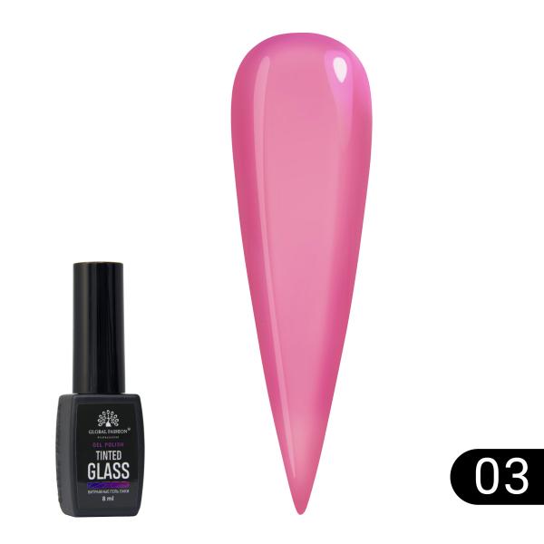Гель-лак Global Fashion (Глобал Фэшн) витражный Tinted Glass 03, 8 мл