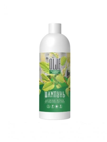 OLJE Натуральный шампунь для сухих волос с экстрактом березовых почек и кератином 1000 мл