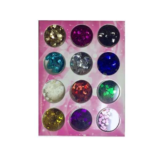 Конфетти-сердце, набор 12 шт