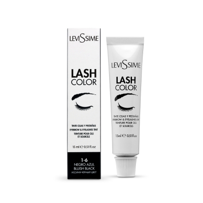 LeviSsime( Левиссиме) Краска для бровей и ресниц Lash Color Bluish-Black, иссиня-черный 1.6, 15 мл