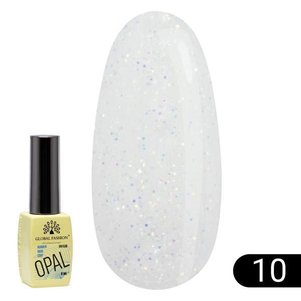 Каучуковая база Global Fashion (Глобал Фэшн) Opal 10, 8 мл