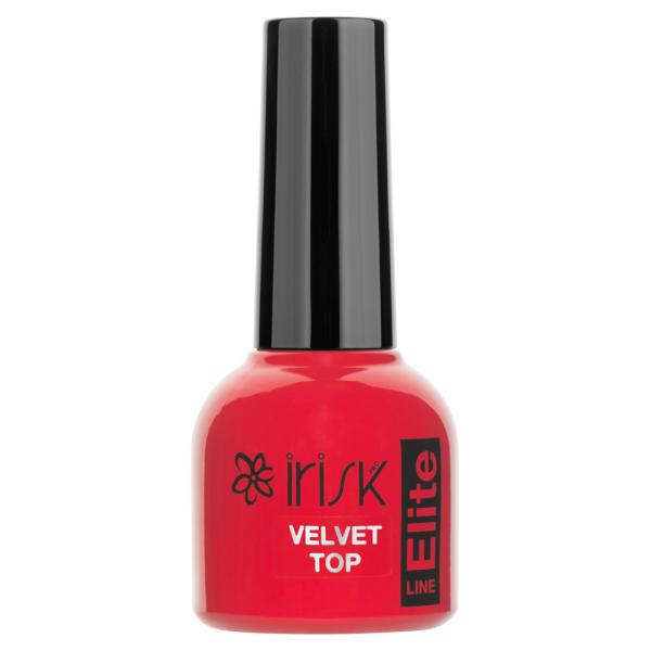 Топ Irisk (Ириск) Elite Velvet Top для гель-лака вельветовый с липким слоем, 10мл