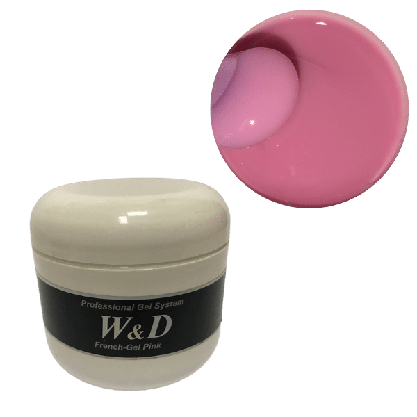 Моделирующий гель W&D French-Gel Pink (сырьё Keystone), 120 мл
