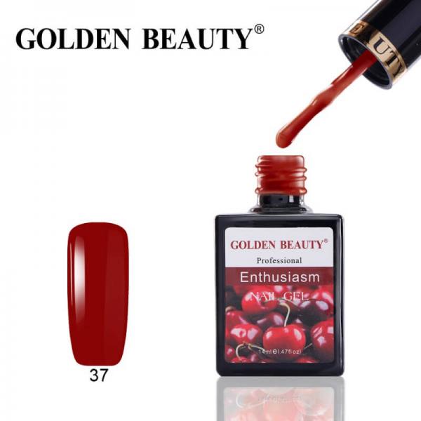 Гель-лак Golden Beauty (Голден Бьюти) 37 Enthusiasm, 14 мл