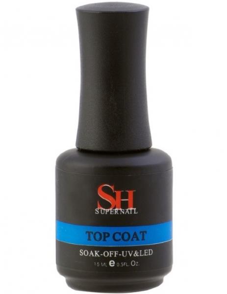 SH Super Nail Топ с липким слоем, 15 мл