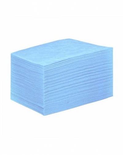 ИГРОbeauty Простыня  90 х 200 см. 18 г/м2 "SMS" Голубая, 50 шт.