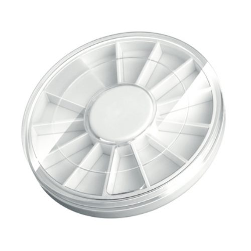 Каруселька с крышкой для ногтевого декора, диаметр 83 мм