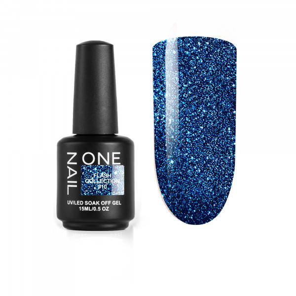 Гель-лак One Nail Flash светоотражающий #10, 15 мл