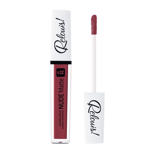 Помада для губ Relouis Nude Matte жидкая тон 22, 4.5 г
