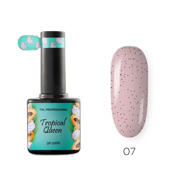 Гель-лак TNL (тнл) Tropical queen 007 Розовая клубника, 10 мл