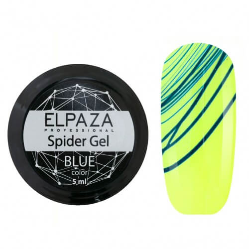 Elpaza (Эльпаза) Spider Gel "Паутинка" синия, 5 мл