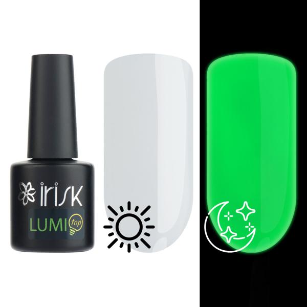 Топ Irisk (Ириск) Lumi люминесцентный без липкого слоя 01 глянцевый, 10 мл