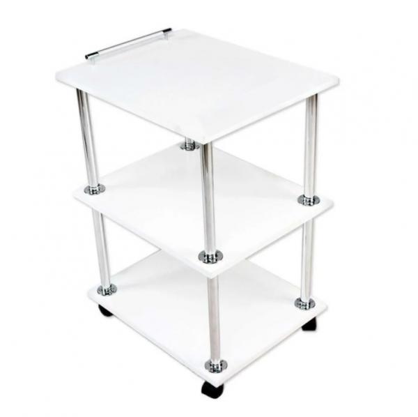 Косметологический столик, белый 57x34x73 см