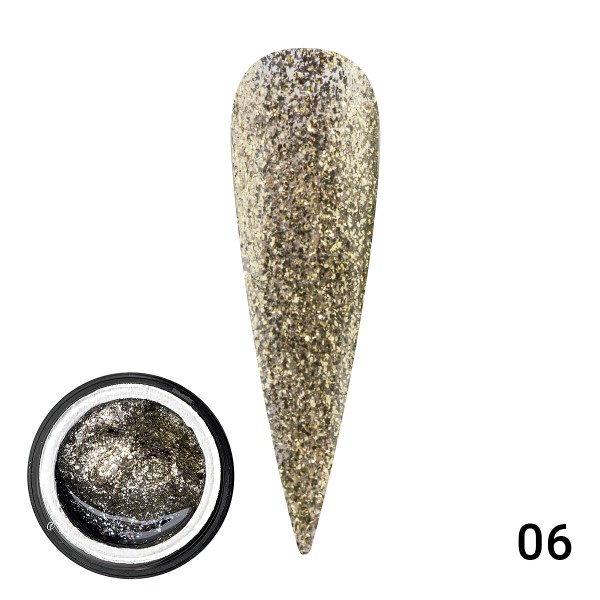 Global Fashion (Глобал Фэшн) гель-краска Mirror 06, 5 мл