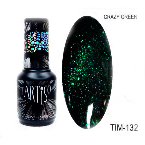 Гель-лак Tartiso (Тартисо) Time Crazy cat 132, 15 мл